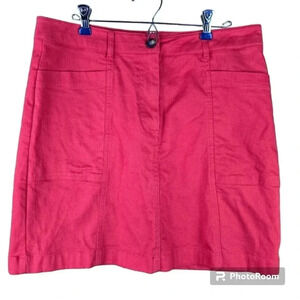 Boden orange jean mini skirt Size 10